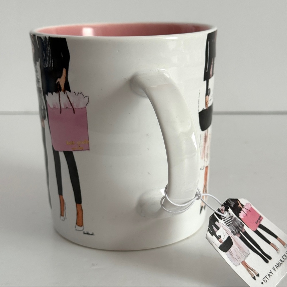 Amanda Greenwood Kate Spade Sephora Lululemon Pink Interior Shopping Girls Mug - Picture 4 of 7